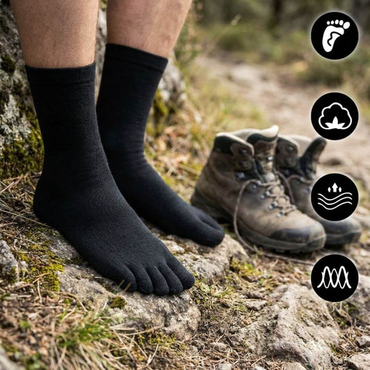 Merinowolle Perfomance Zehensocken