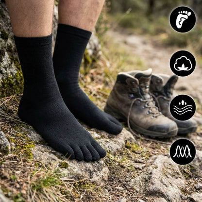 Merinowolle Perfomance Zehensocken