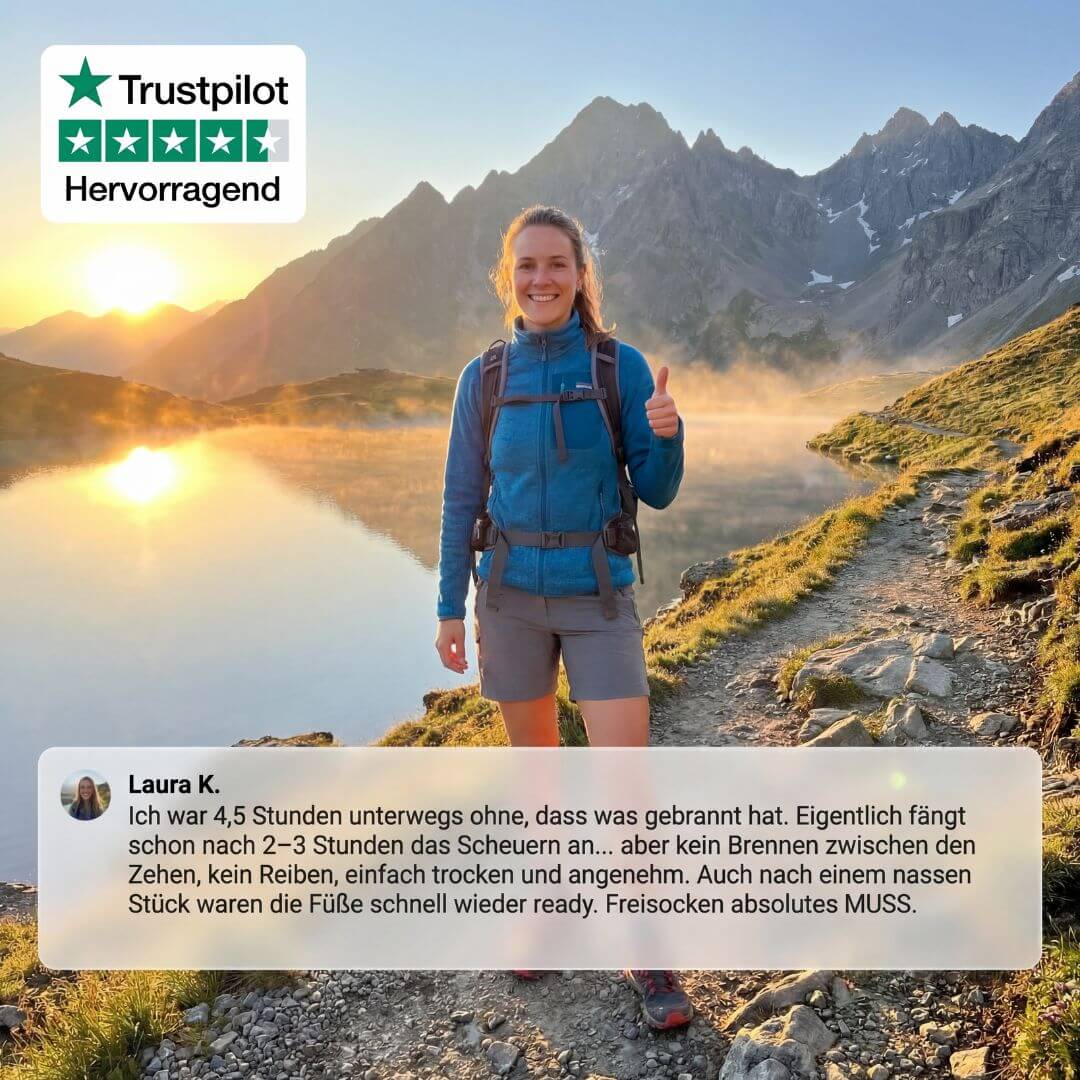 Merinowolle Perfomance Zehensocken