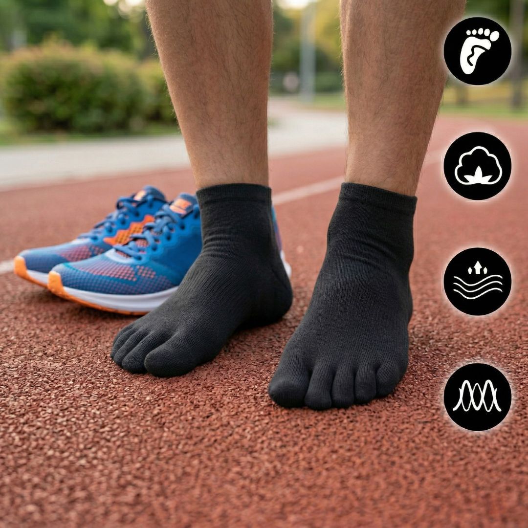 Coolmax Performance Zehensocken Läufer