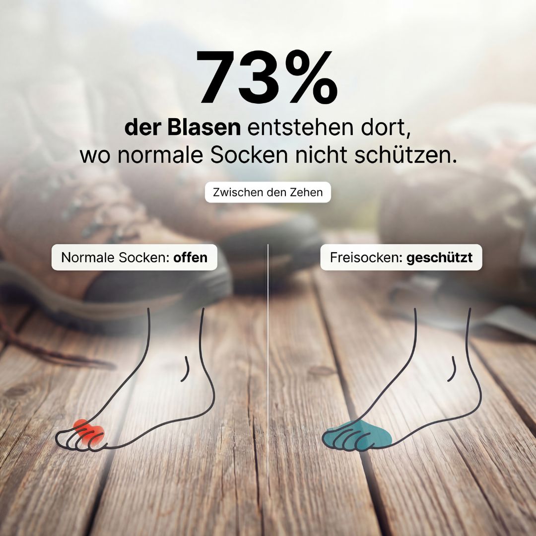 Merinowolle Perfomance Zehensocken