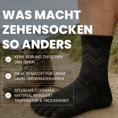 Merinowolle Perfomance Zehensocken